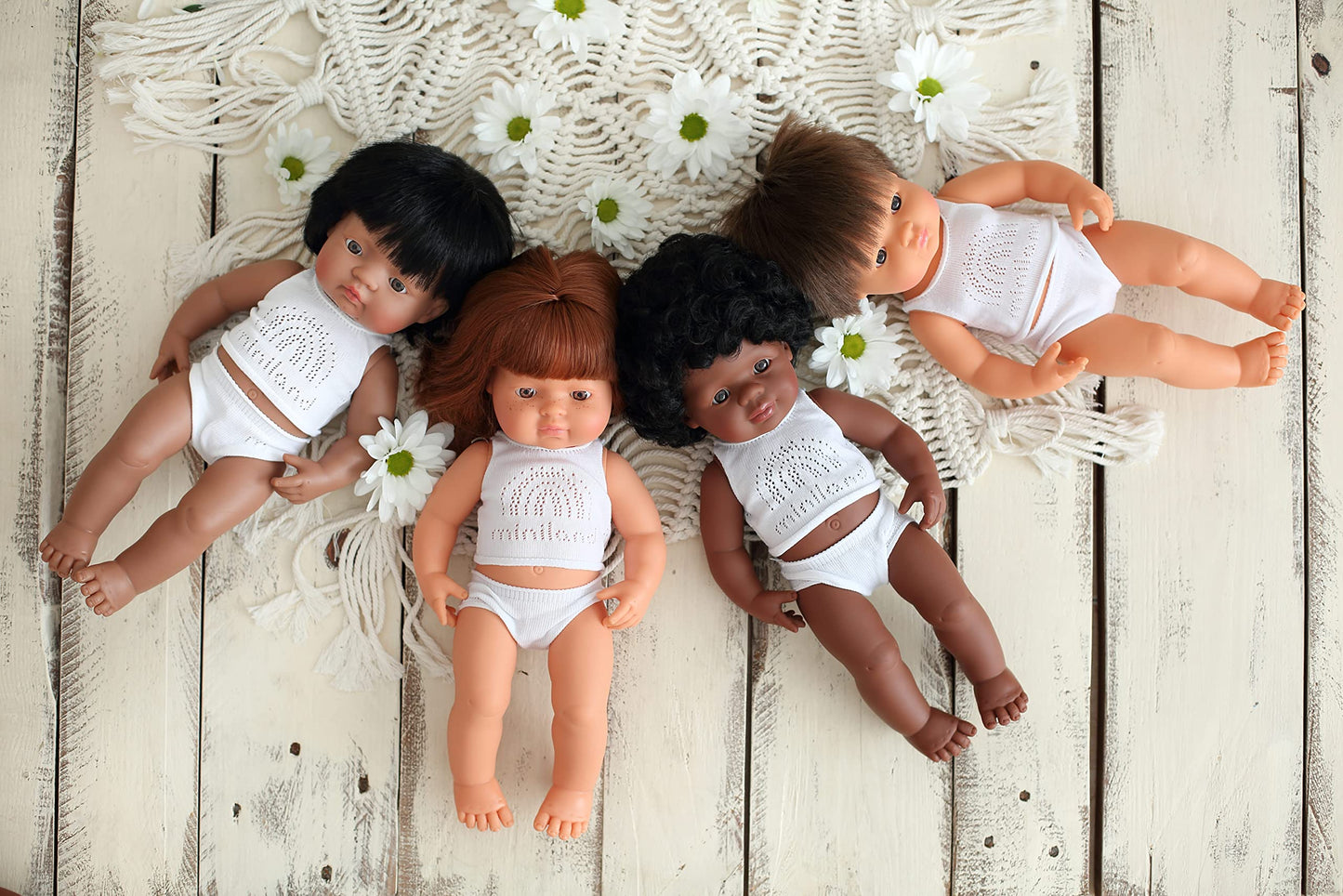 Miniland Doll 15'' African Girl (Box) - Made In Spain, Anatomically Correct, Quality