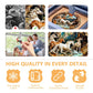 Wooden Puzzles For Adults, 3D Visual Effects Running Horses Wooden Jigsaw Puzzles For Adult, Wood Puzzles Adult, Cool Puzzles, U
