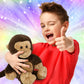 DolliBu Monkey Plush - Super Soft Stuffed Animal  Cute Brown Wildlife Animal Plush  Adorable Fluffy Stuffed Animal for Boys and Girls  Stuffed Zoo Animals Plush Gift for Babies  Kids  mature-themeds - 9 Inch