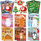 Christmas Stickers For Kids - Cute Stickers Christmas Gift - Christmas Stocking Stuffers For Kids - Christmas Decorations,Christ