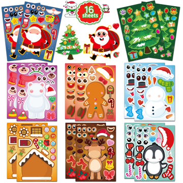 Christmas Stickers For Kids - Cute Stickers Christmas Gift - Christmas Stocking Stuffers For Kids - Christmas Decorations,Christ