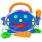Kidzlane Kids Karaoke Machine - Singing Machine With 2 Microphones And Bluetooth - 100 Pre-Loaded Songs - Kids Music Player With Voice Changer, Record And Playback, And Multicolored Led Lights