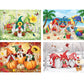 Bits And Pieces - 4-In-1 Multi-Pack 300 Piece Jigsaw Puzzles For Adults - 300 Pc Large Piece 'Playful Gnomes' Puzzle Set Bundle By Makiko - 16' X 20' (41Cm X 51Cm)