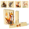 Cjiangpo Wooden Animal Chunky Puzzles - 4 In 1 Woodland Animal Puzzle Blocks Sensory Toys For Toddlers 2+ Years, Realistic Recta
