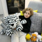 Tezituor 5 Pcs Tiger Stuffed Animals Set  20 Inch Large Mommy Stuffed Tiger Plush with 4 Babies Toy  White Tiger Plush Pillow Gift for Girls Boys