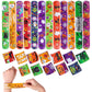 Thuodo 48PCS Halloween Slap Bracelets Halloween Party Toys for Kids Party Favors Toys Prizes Pinata Goodie Bag Fillers