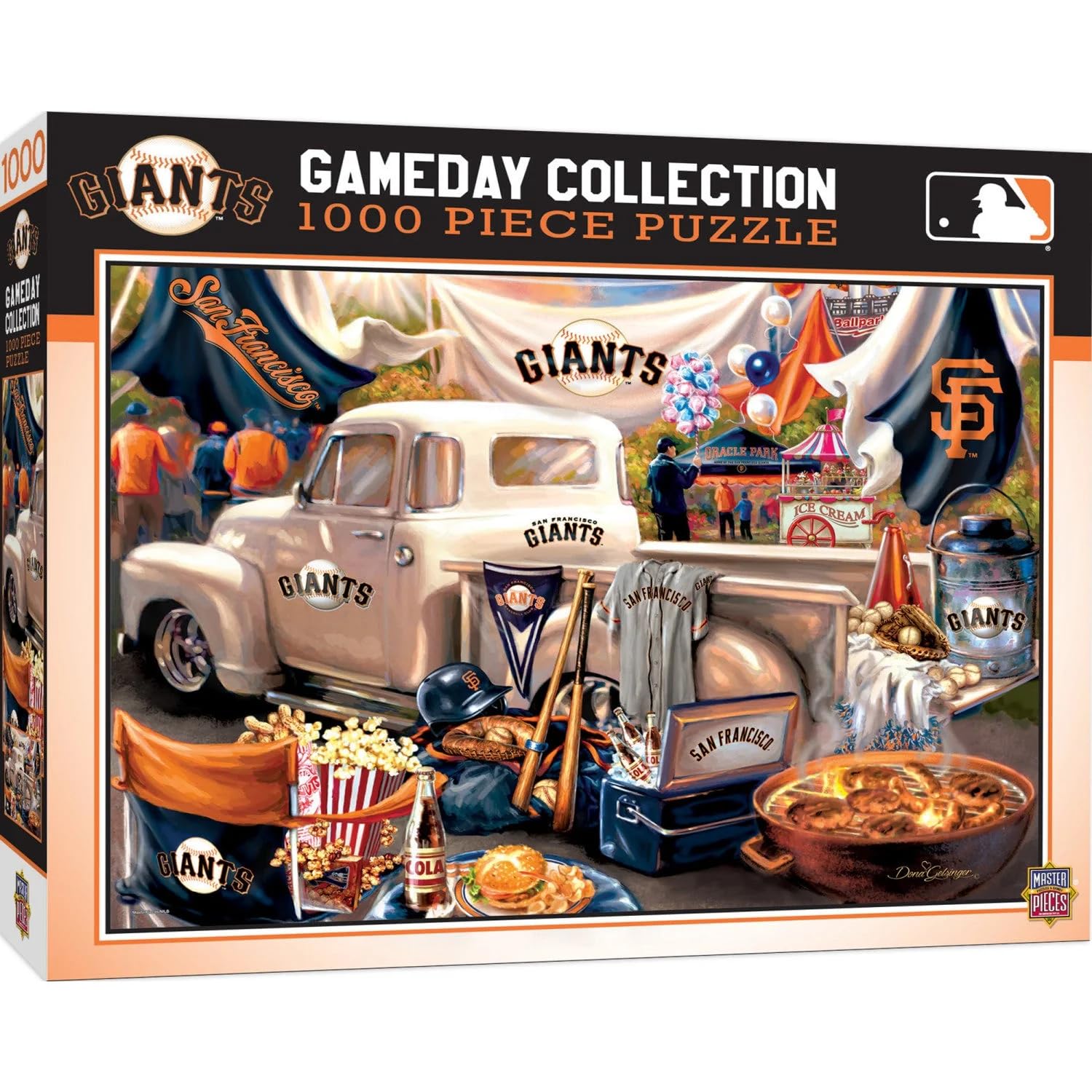 MasterPieces 1000 Piece Jigsaw Puzzle for Adults - MLB San Francisco Giants Gameday - 19.25x26.75