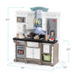 Step2 Lifestyle Dream Kids Kitchen Playset, Indoor/Outdoor Kitchenette, Interactive Play with Lights and Sounds, Made of Durable