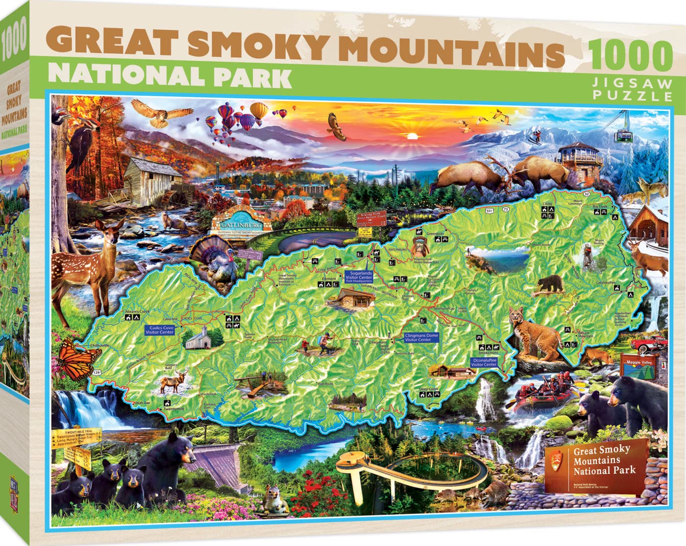 Great Smoky Mountains 1000 Piece Jigsaw Puzzle