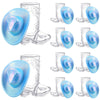 Vesici 20 Pcs Mini Neon Cowgirl Hat Western Cowboy Cowgirl Hat Boot Shot Glass Disco Party Supplies