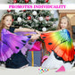 Irolewin Fairy Toddler Kids Butterfly-Wings For Girls Dress-Up-Costumes As Halloween Princess Party Favors