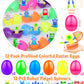 12-Pack 3.8'' Jumbo Prefilled Easter Eggs With Transformable Bunny Unicorn & Frog Fidget Spinners Easter Basket Essential Pop An