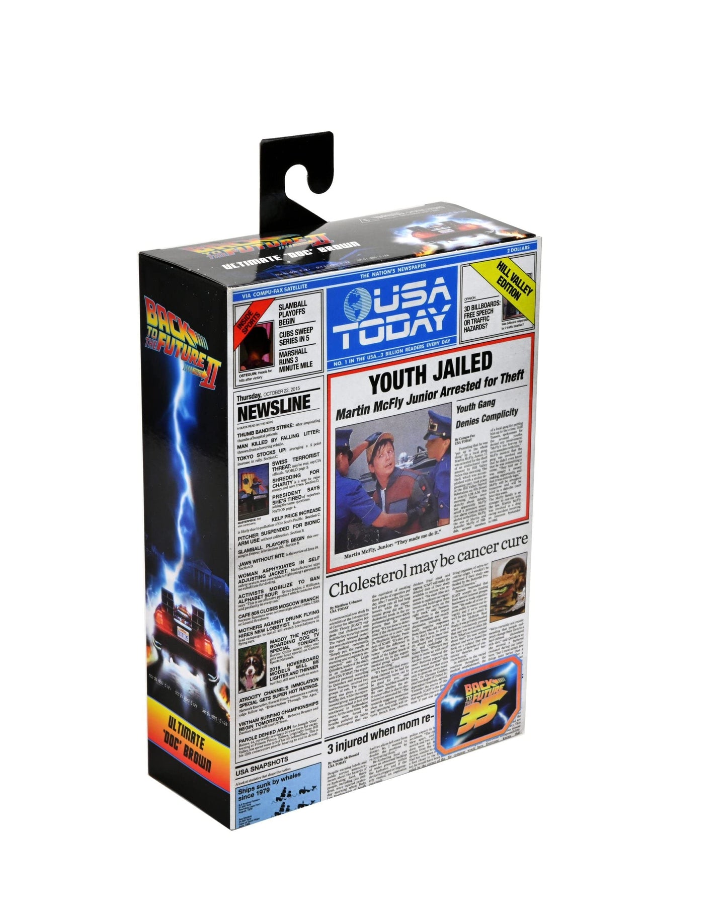 NECA Back to The Future Ultimate Doc Brown Action Figure 18cm Multicolor PVC Model 200377