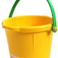 O SPIELSTABIL 4" Sand Pail Beach Toy - Durable PVC Bucket for Kids - Model 7204 - Colors Vary