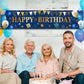 Yard Banner for Happy Birthday Gifts Large Birthday Banners for Outside Decorations Backdrop for Men Women Party Supplies Outdoo