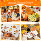 Kosiz 24 PCS Thanksgiving Religious Craft Kits Color Your Own Pumpkin Cards Christian Bible Craft Pumpkin Religious Gift Card fo