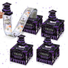 4Pcs Graduation Money Box For Cash Gift Pull,Purple Black Graduation Gift Money Box With Pull Out Happy Graduation Congrat Grad