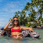 PoolCandy Safari Collection, Leopard Print Jumbo Sun Chair, High Resolution Photo RealPrint Technology