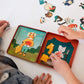 Petit Collage Magnetic Play Set, Animal Band – Mix & Match Magnetic Game Board, Ideal For Ages 3+ – Includes 2 Magnetic Scenes And Over 25 Magnet Pieces, Ideal Travel Activity For Kids