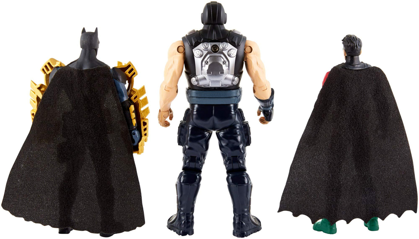 Batman Missions Batman & Robin Vs. Bane Figures 3-Pack