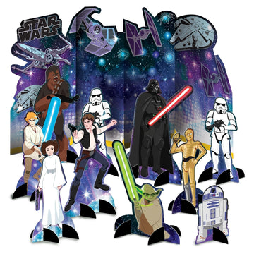 Star Wars Galaxy Of Adventures Stunning Table Decoration - Ranging From 5' To 14' (Pack Of 1) - Detailed, Collectible, & Unique Design - Epic Centerpiece For Any Fan Party Or Celebration