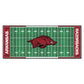 FANMATS NCAA University of Arkansas Razorbacks Nylon Face Football Field Runner , 30x72