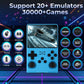 ?30000 in 1? Retro Handheld Game Console, 3.5 inch IPS Screen, More Than 20 Emulator, 256G TF Card (Blue)