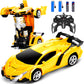 Dolanus Remote Control Car - Transform Robot RC Cars Contains All Batteries: One-Button Deformation and 360 Degree Rotating Drif