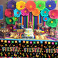 4 Pack Cinco De Mayo Printed Fiesta Mexican Table Cover Fiesta Party Tablecloth Taco Night Table Cloth Mexican Themed Party Tabl