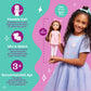 Glitter Girls Bluebell 14-inch Poseable Fashion Doll - Pink, Brown, Silver, Blue, Nylon - Ages 3 & Up, Model GG51024Z