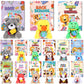 Hollowfly 60 Pcs 30set Back to School Gifts for Students Mini Stuffed Animals Toys with Cards First Day of School Stuffed Keycha