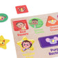 Toyland® Cocomelon Wooden Jigsaw Puzzles With Pegboard - Learning Puzzles For Kids - Toys For Toddlers - Age 18 M +