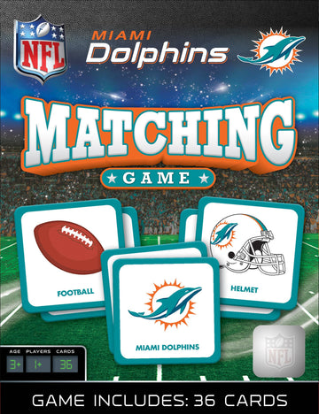 Miami Dolphins Matching Game