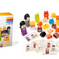 Miniland Family Diversity Blocks Game for Children from 3 to 6 Years. 33 Pieces, 12 Activity Sheets and 1 brochure. Compatible w