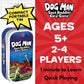 University Games Dog Man Supa Buddies Card Game for 2-4 Players, Ages 5+, Cardboard, Blue & White, Model 07018
