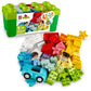 Lego Duplo Classic Brick Box Building Set - Features Storage Organizer, Toy Car, Number Bricks, Build, Learn, And Play, Great Gift Playset For Toddlers, Boys, And Girls Ages 18+ Months, 10913