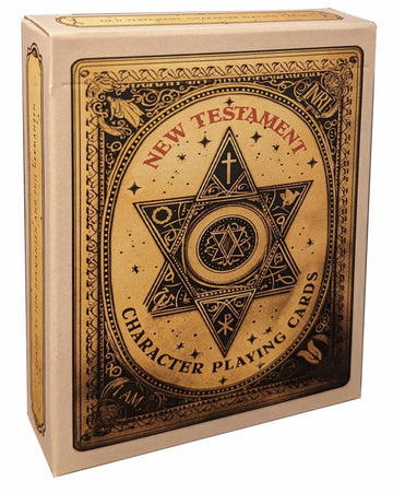Generic New Testament Character Playing Cards - Features 53 Iconic New Testament Characters with Beautiful Artwork and Poetry, S