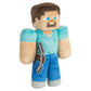 Jinx Minecraft Steve Plush Stuffed Toy, Multi-Colored, 12' Tall