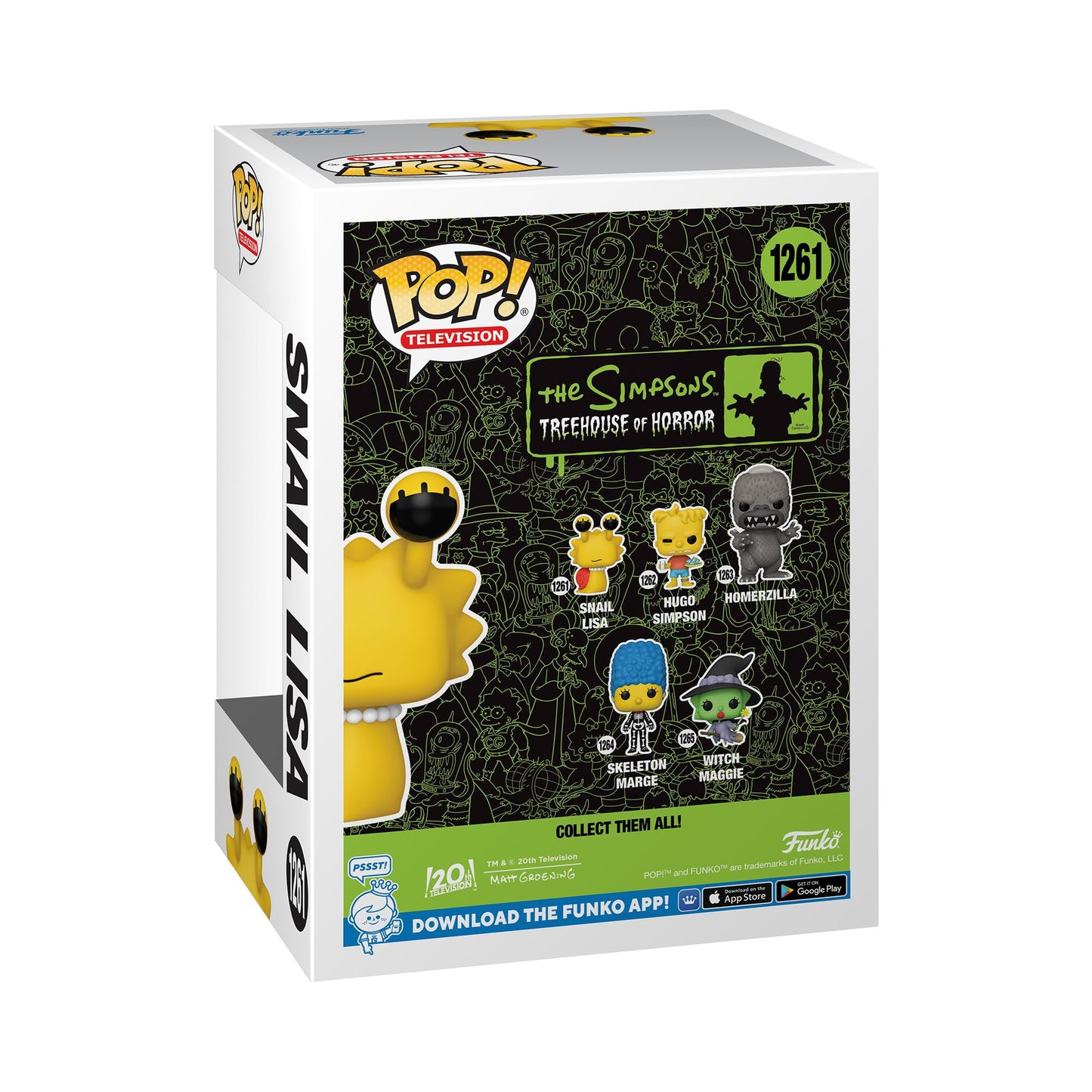 Funko POP! TV Snail Lisa Simpson Collectable Vinyl Figure - Multicolor - Model 64359 - Ideal Gift for Kids & Adults - Official Merchandise