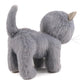 Ice King Bear Fluffy Little Cat Stuffed Animal Small Plush Toy 6 Inches (Gray)