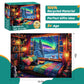300 Pieces Puzzles For Adults | Winter Aurora Cat Jigsaw Puzzles | Large 300 Piece Puzzle For Children Adults Seniors | Sturdy,Safe | Engaging & Educational Toys Great Gift For Boys Girls 20.5 X 15 In