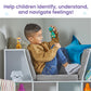 Hand2Mind Express Your Feelings Sensory Bottles- Opposite Emotions, Toddler Sensory Toys, Quiet Fidget Toys, Play Therapy Toys, Calm Down Corner Supplies, Calming Corner, Social Emotional Learning