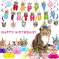 Goyoswa Cat Birthday Party Supplies Cat Birthday Party Decorations, Cat Themed Birthday Party Supplies Includes 1 Birthday Banne