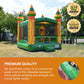 JumpOrange large online retailer River Commercial Grade Bounce House for Kids and mature-themeds (with Blower)  Basketball Hoop  Outdoor Indoor  Bouncer Jumper  Birthday Party  Rental Grade  Big Inflatable