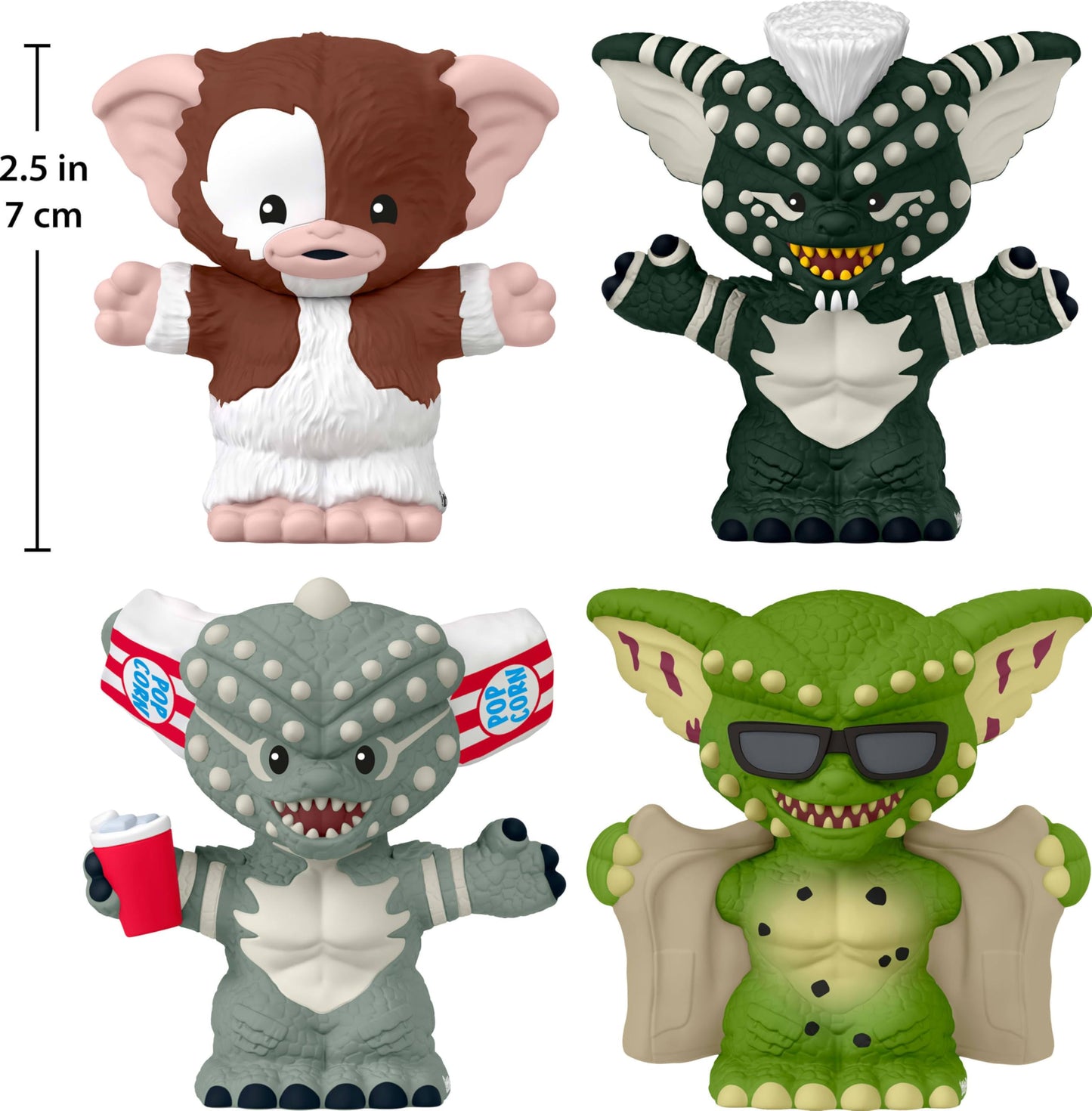 LITTLEPEOPLE COLLECTOR Gremlins Movie Special Edition Set, 4 Multicolor Figures in Display Box, Model HVG43 for Adults and Fans