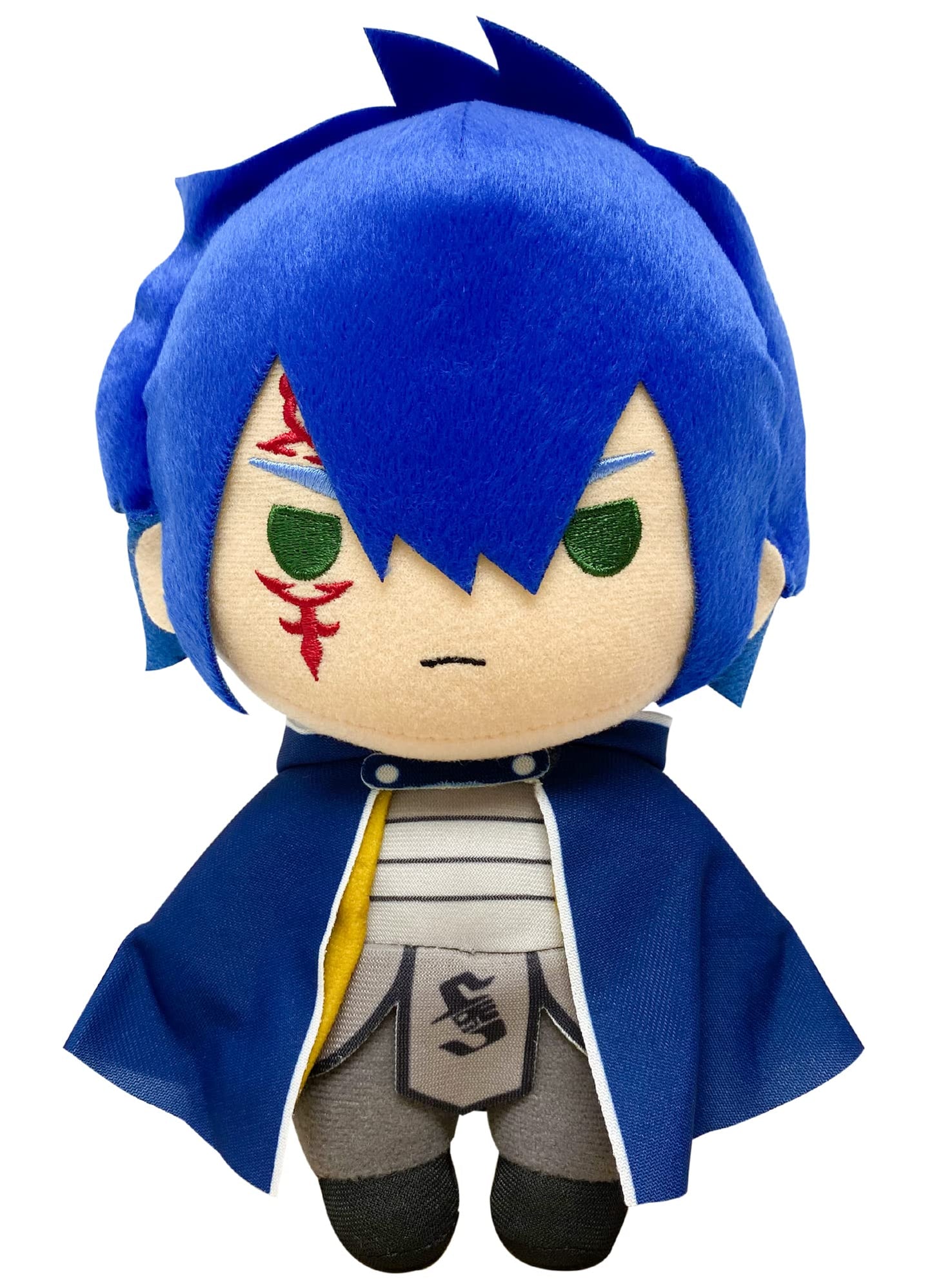 Great Eastern Entertainment Fairy Tail Jellal Plush 8" Doll, Multicolor, Model GE53550, Soft Plush Material