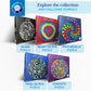 Jigsaw Puzzles For Adults 1000 Pieces Hard Puzzles For Adults And Kids - Unique Round Puzzle - Difficult Near Impossible Black And White Puzzles Fun Gear Puzzle By Spyglass Puzzles