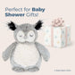 Bearington Owliver Grey Plush Owl Stuffed Animal, 10 Inch