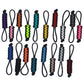 BubbasGarageTv - Large Heavy Duty Paracord Zipper Pulls (Neon Orange