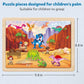 Synarry Wooden Dinosaur Puzzles For Kids Ages 4-6, 6 Packs 60 Pcs Jigsaw Puzzles Educational Toys Gifts For Children Ages 4-8, Kids Puzzles For 4+ Year Olds Boys Girls, Wood Puzzles Ages 3 4 5 6 7 8